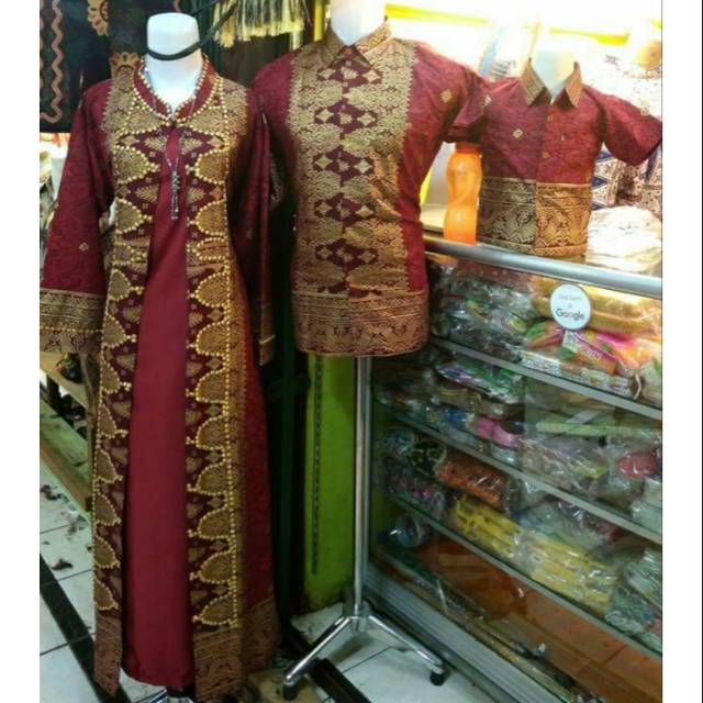 Batik couple palembang