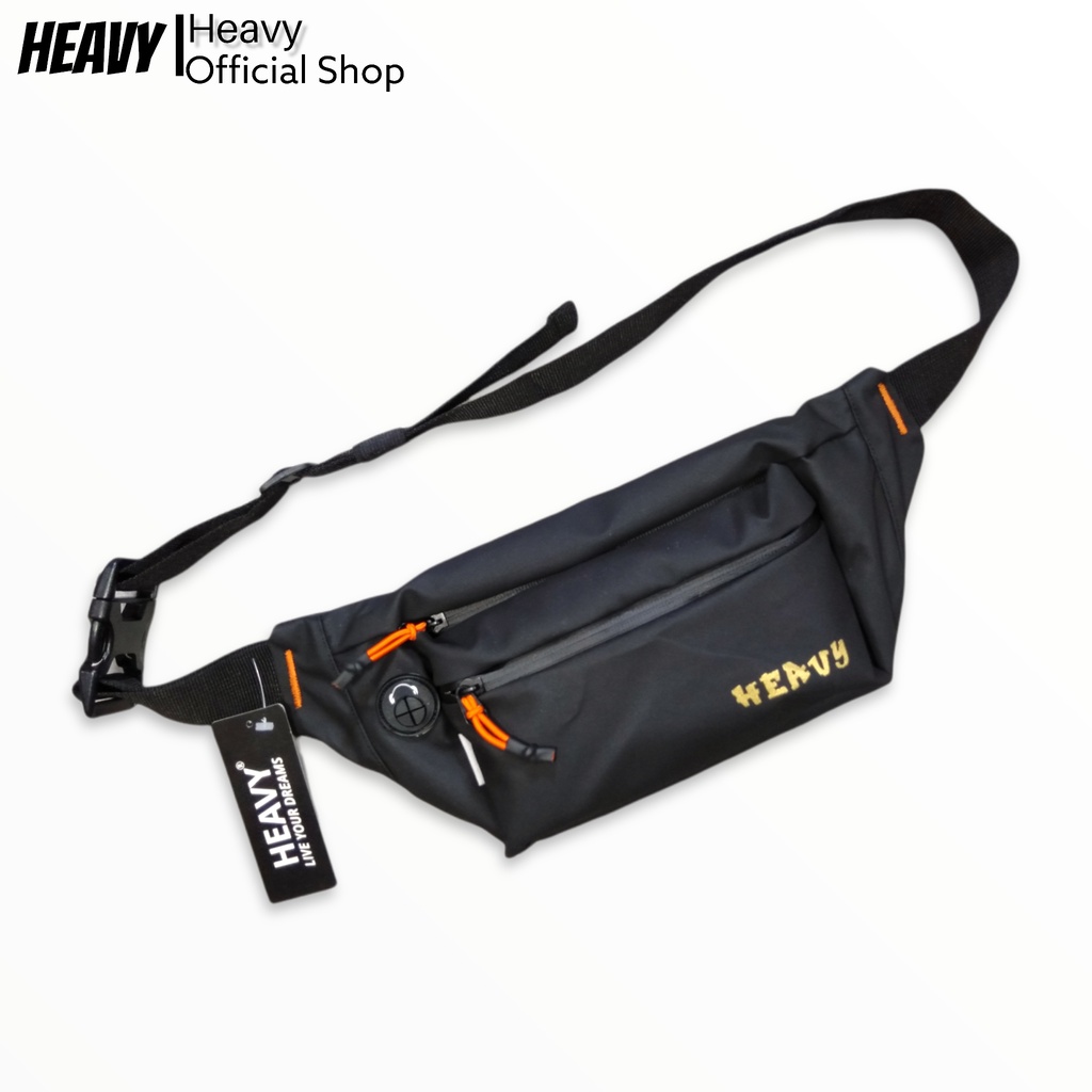 Heavy Official Shop . Tas Pinggang Waistbag Pria Heavy Original | Tas Selempang Pria Casual