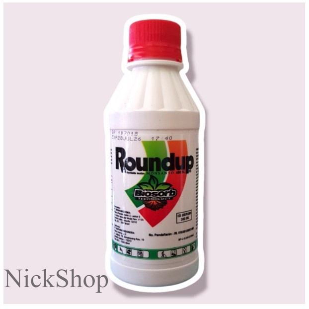 Herbisida Roundup 200 Ml | Pembasmi Rumput Roundup | Herbisida Sistemik Roundup