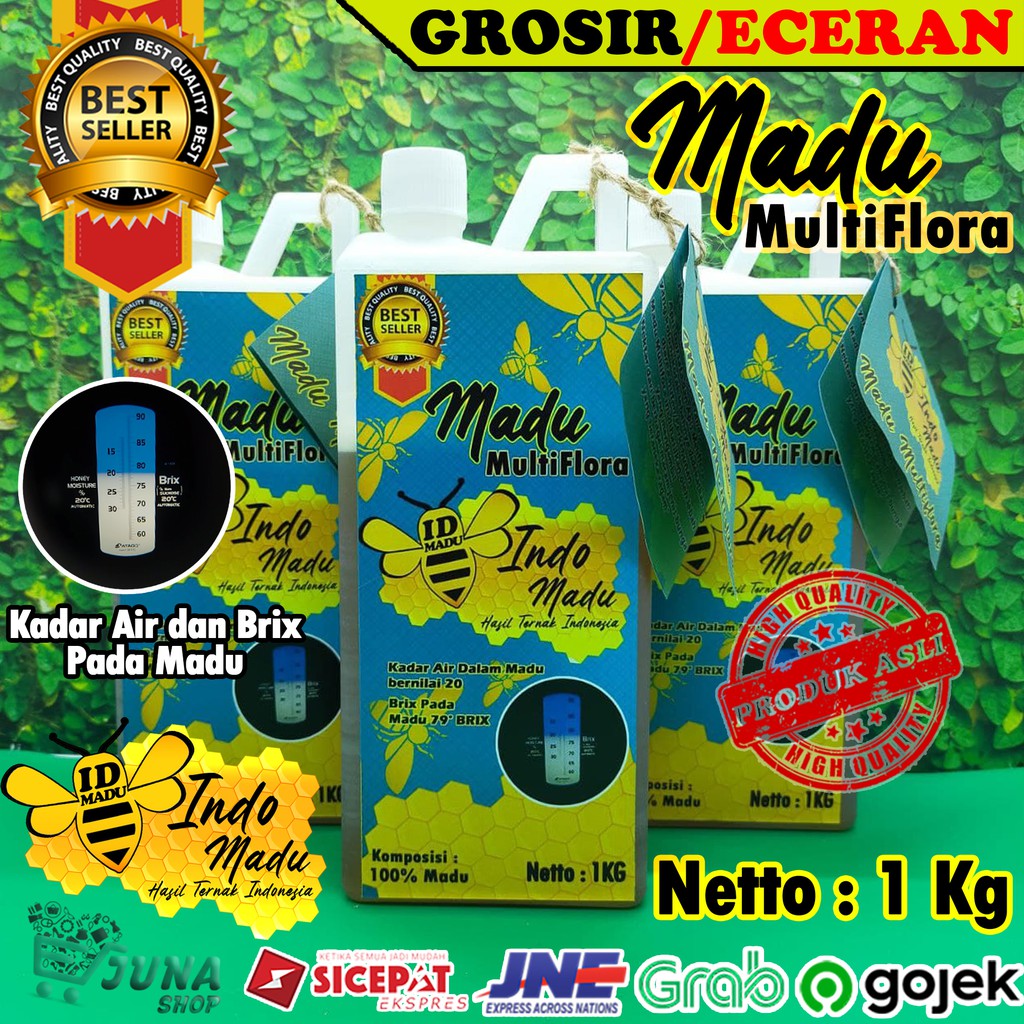 

MADU MURNI MULTIFLORA 100% ORIGINAL 1KG