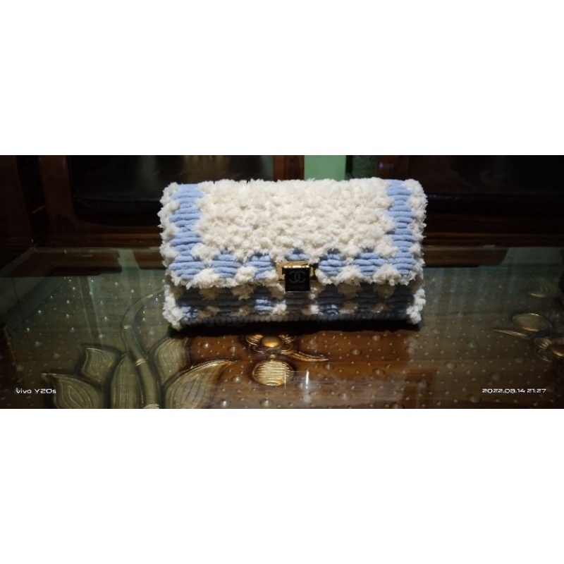 Tas plastik kanvas handmade murmer