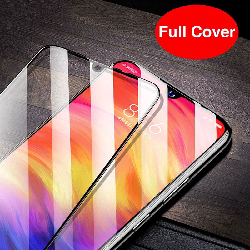 Film Pelindung Layar Tempered Glass 9H Full Cover 9H untuk Xiaomi Redmi Note 8 Pro Redmi Note 7