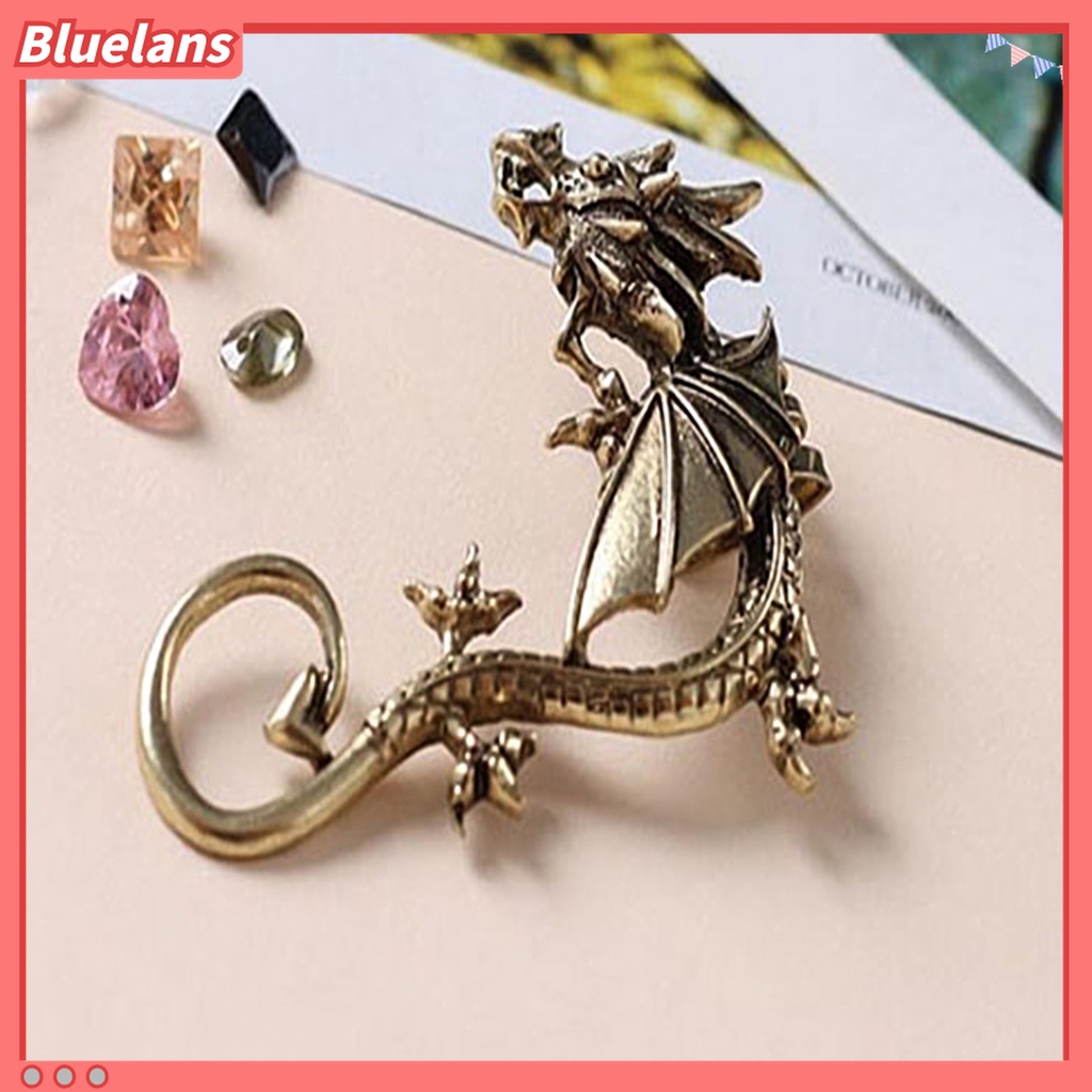 1pc Ear Cuff Bahan Alloy Gaya Retro Punk Untuk Outdoor