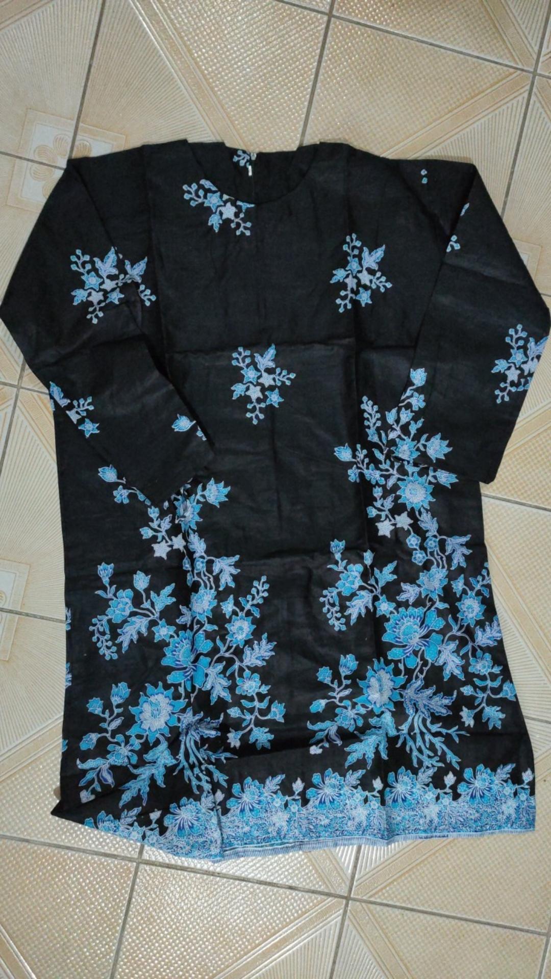 Atasan Tunik Batik Ukuran S M L Xl Xxl Jumbo