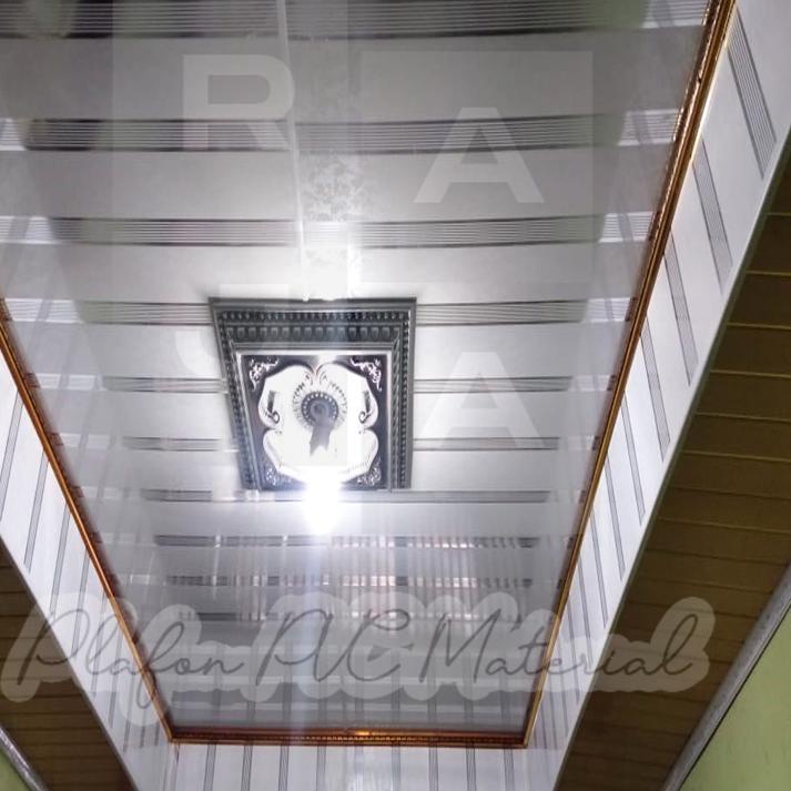 Produk Oke--Plafon PVC Aneka Motif Merk Genius Harga permeter Garansi 5 Tahun