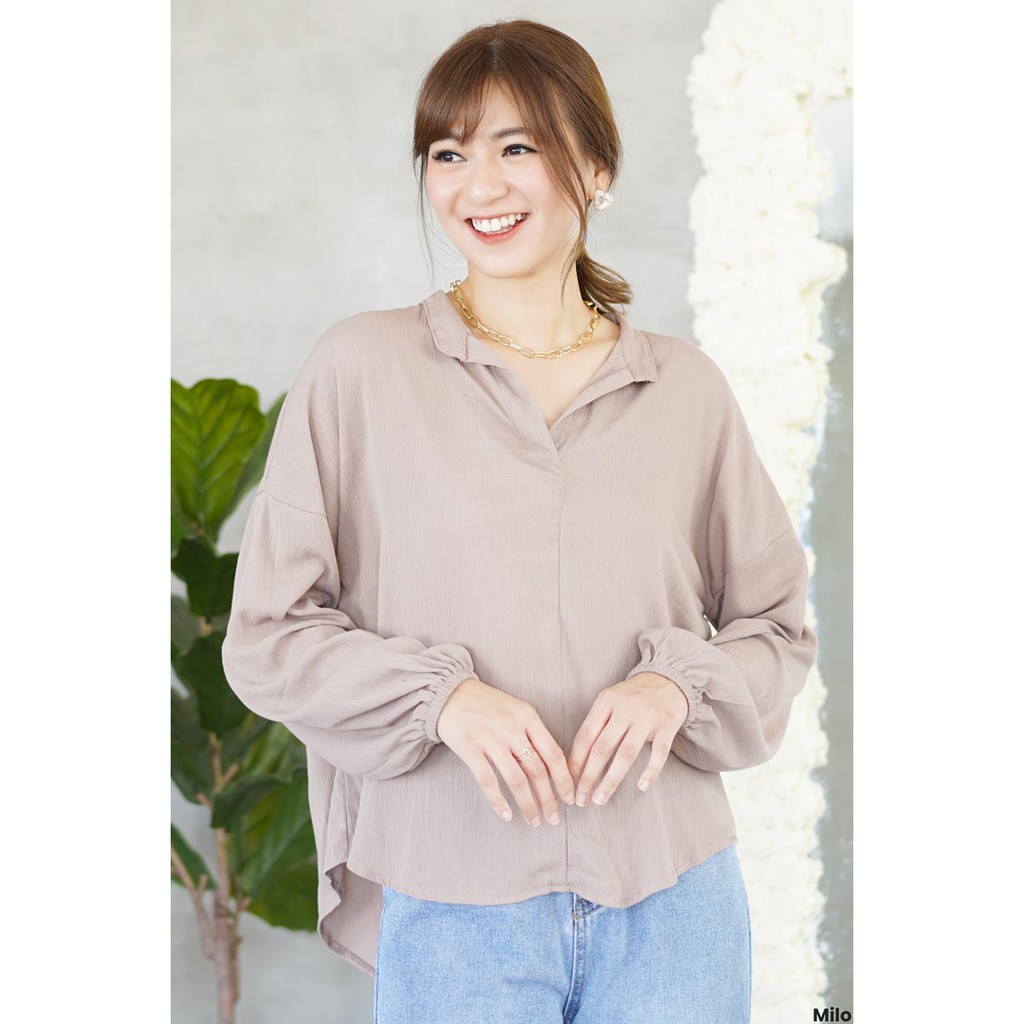 Blouse Lengan Panjang Ayres Atasan Wanita