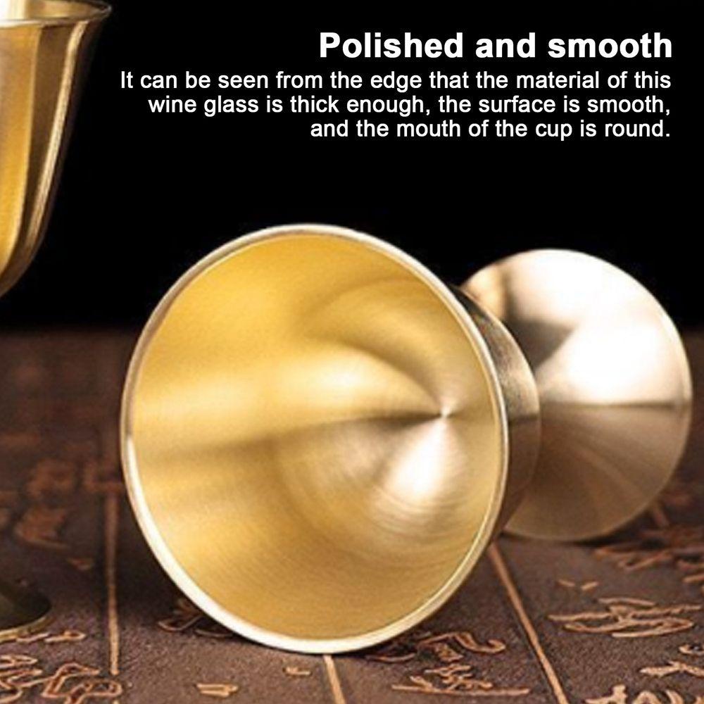 Nickolas1 Gelas Anggur Logam Perlengkapan Pesta Bar Alat Whiskey Chalice Cocktail Barware Liquor Cups