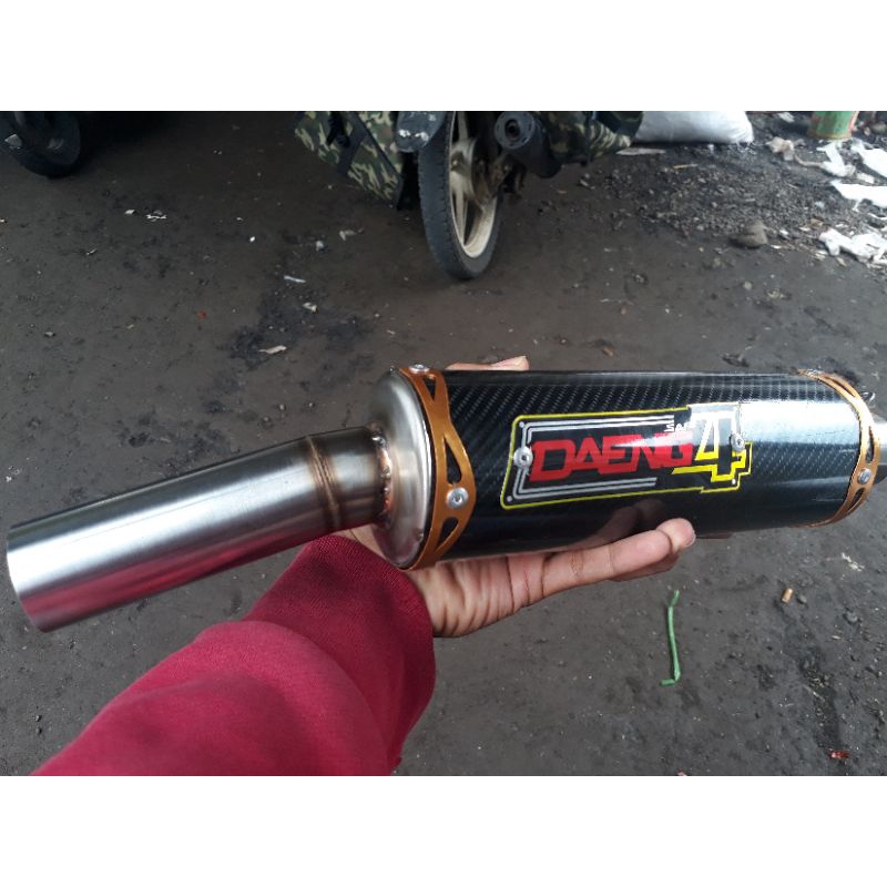 SILENCER KNALPOT DAENG INLET 38 DAN 50 MM BEAT VARIO SCOOPY PCX NMAX AEROX MIO DLL