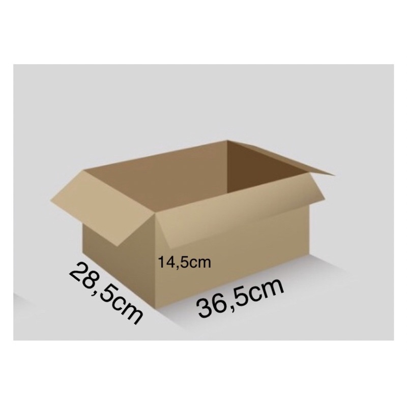 

Kardus bersih bekas 36,5x28,5x14,5cm untuk pindahan, dll