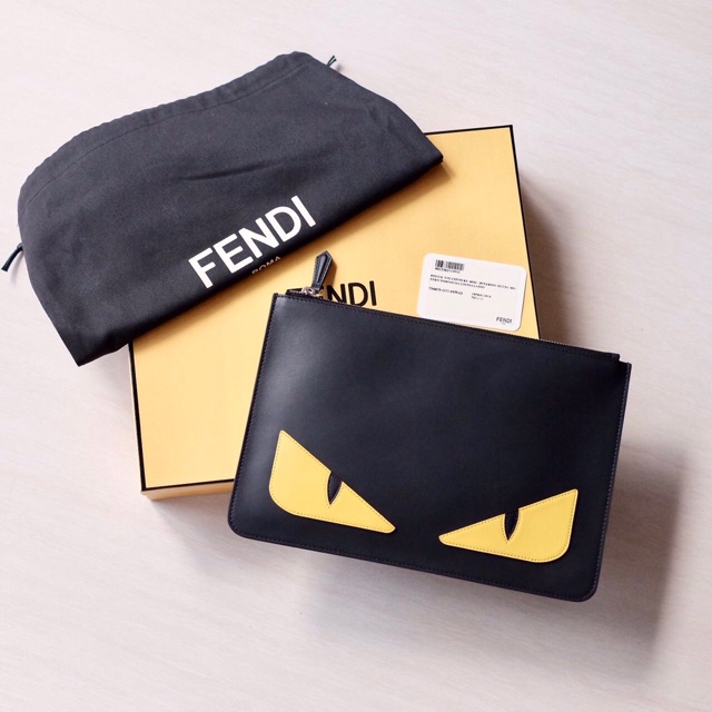 fendi monster clutch