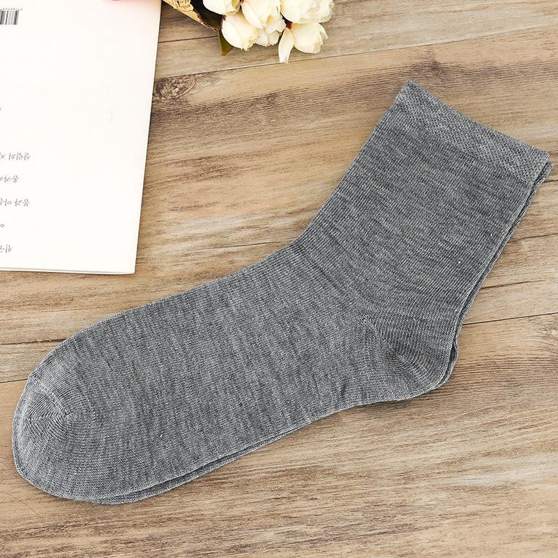 [TU] Kaos Kaki Pria Panjang Polos - AP0009-D. Light Grey