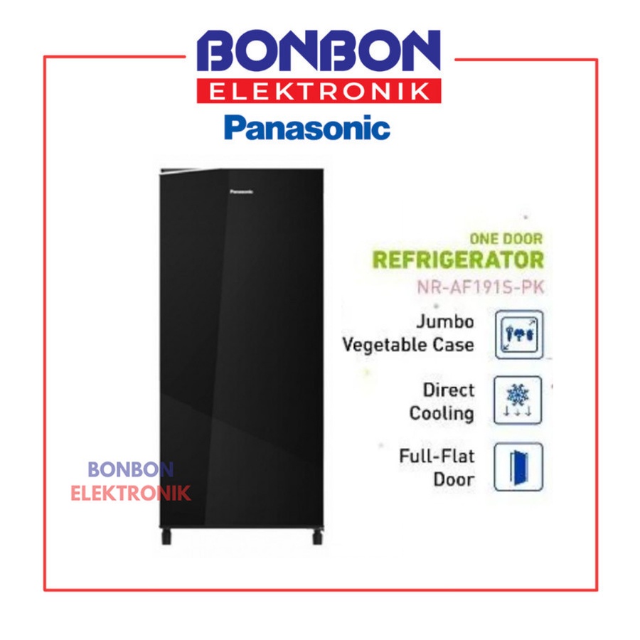 Panasonic Kulkas 1 Pintu NR-AF191S-SPK 164L Black