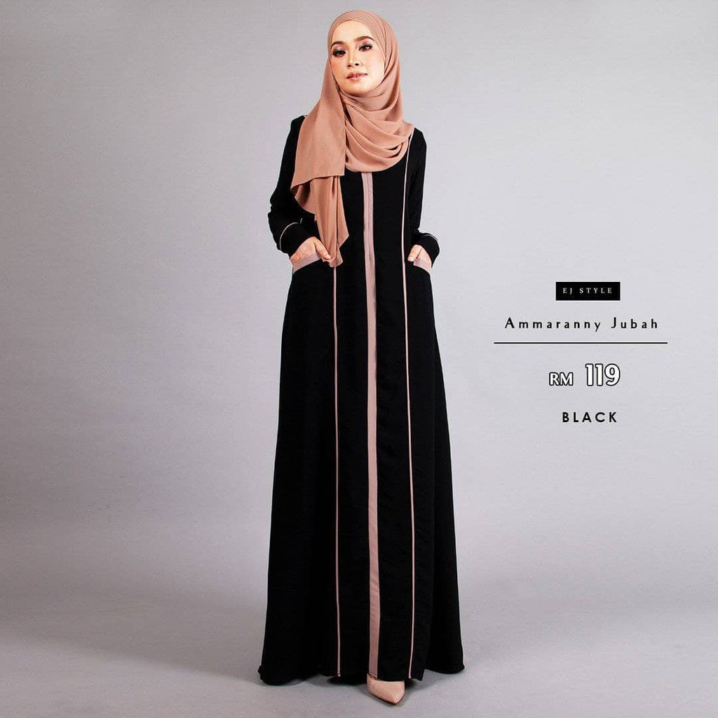 Exclusive Casual Abaya Hitam 2021 Abaya Atika Bahan Jetblack Lembut Kualitas