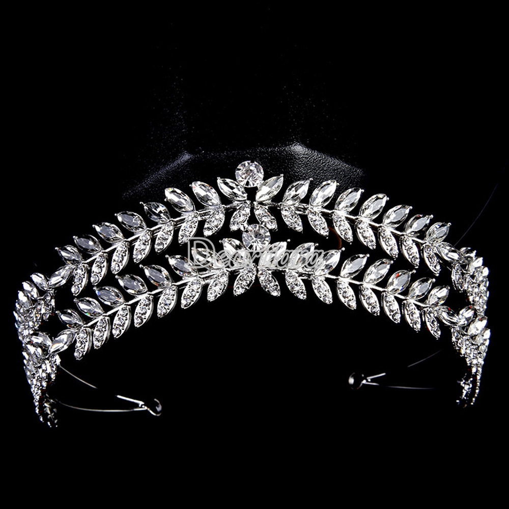 Wedding Bridal Crown Hair Accessories Rhinestone Alloy Princess Headdress