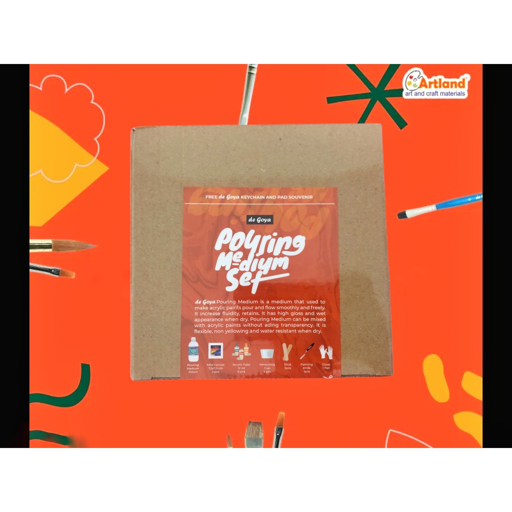 

Cat Akrilik De Goya Poyring Medium Set lengkap