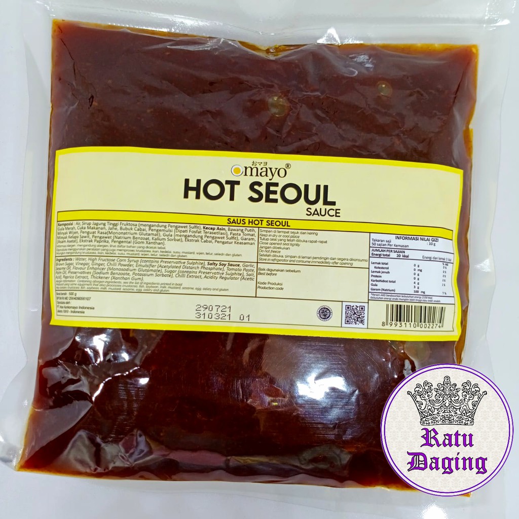 

Korean Sauce / Hot Seoul @500gr