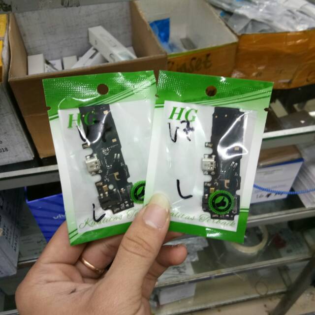 FLEXIBLE/KONEKTOR CHARGER+H/F +MIC VIVO V7 / Y75 ORIGINAL