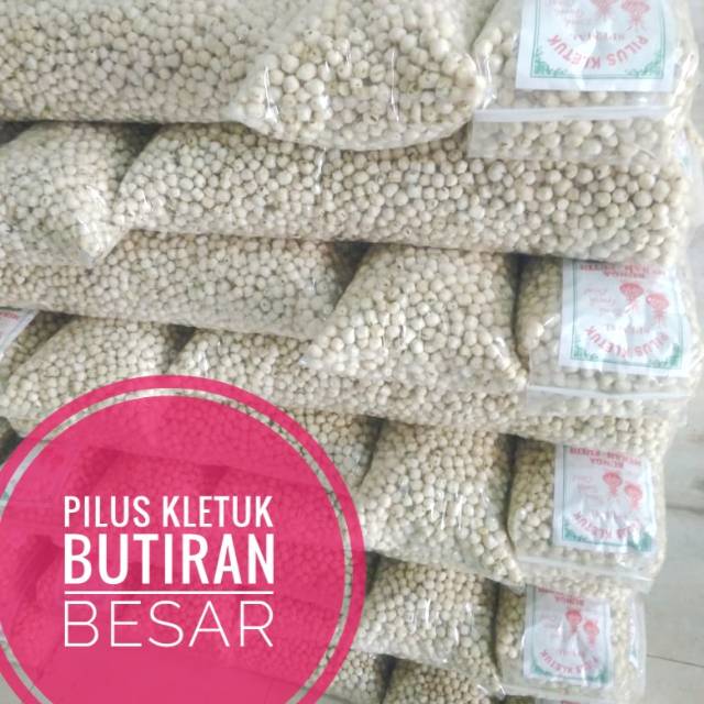 

Pilus Kletuk Butiran Besar Khas Tegal 1000 Gram