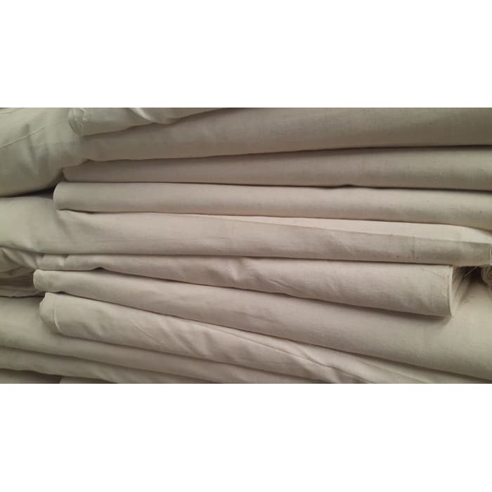 Super Promo Kain Blacu TC (blaco) Polos Lebar 160cm