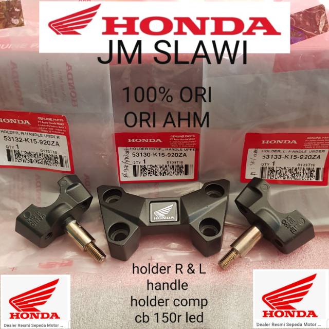 raiser stang holder comp holder L/R new cbr new cb 150 cb ori ahm ori honda