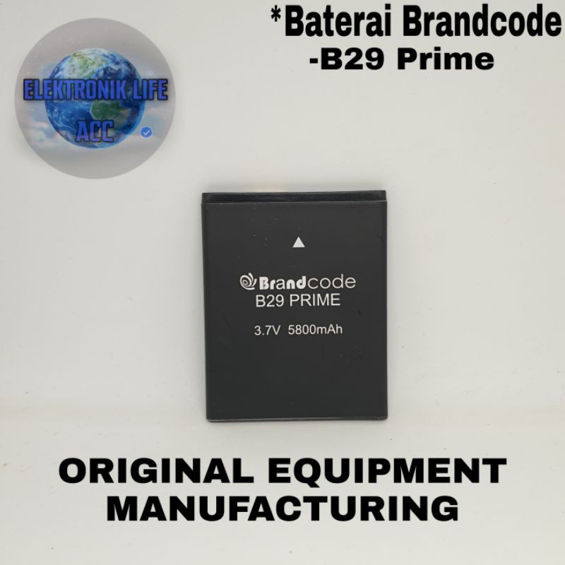 Baterai Brandcode B29 Prime Double Power B 29 Batre Batrai HP