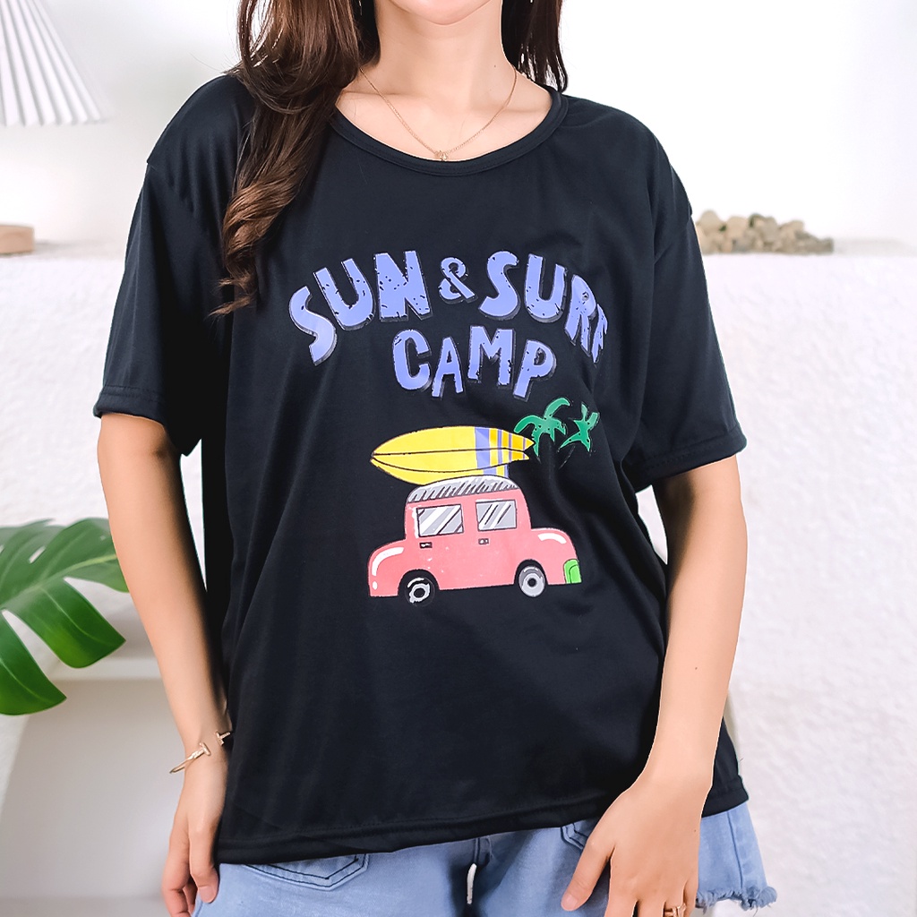 AFI - MC - Kaos Oversize Wanita Sun Surf (LD 106, P 65) *