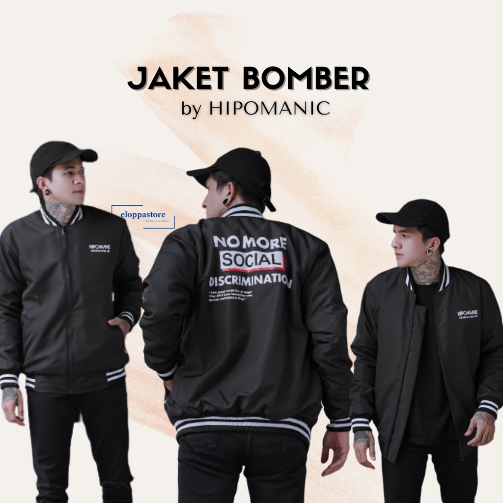 Jaket Bomber Taslan Premium / Jaket Hipomanic Original / Jaket Waterproof Bomber Casual