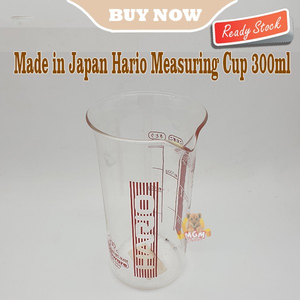 Made in Japan Measuring Cup 300ml lab beaker Glass Heat resistant