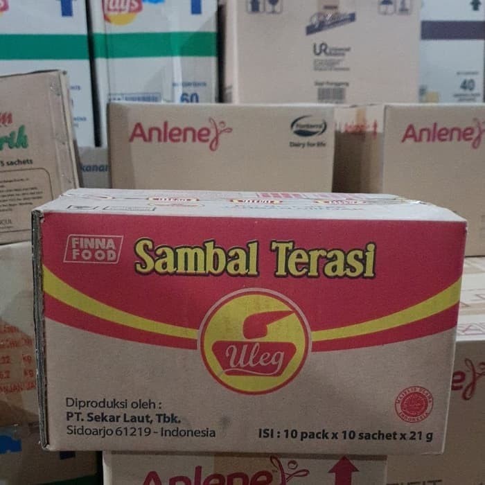 

CTN 10*10*20GR - FINNA SAMBAL ULEG TERASI / FINA SAMBEL ULEG TRASI atayatoko