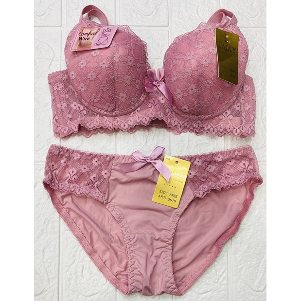 BH set | Bra + Cd TALLY 5519 pakai kawat dan busa tipis