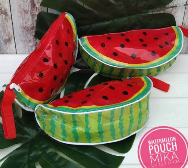 POUCH MIKA BUAH BUAH AN /TEMPAT KOSMETIK/DOMPET SERBAGUNA