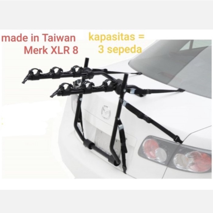 Bike Carrier XLR8 Taiwan kapasitas 3 sepeda bisa segala sepeda/mobil