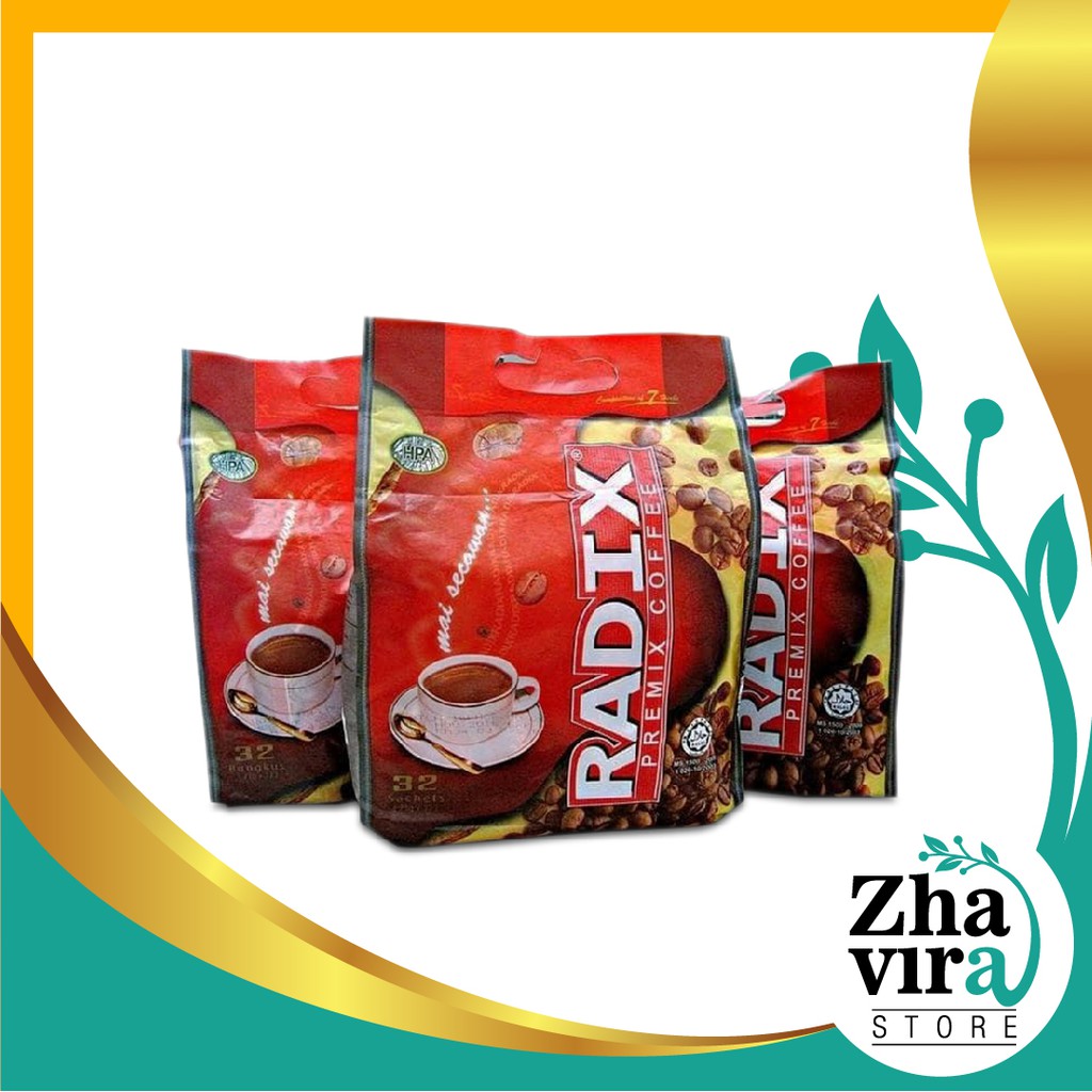 

RADIX PREMIX COFFEE Membantu Memelihara Kesehatan Jantung Isi 32 Sachet