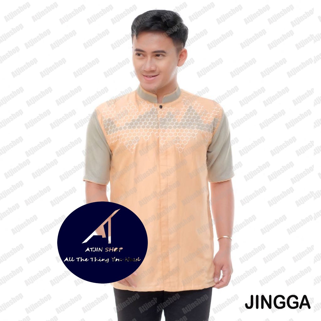 Baju Koko Qordore Kurta Bordir Lengan Pendek Matt Katun Toyobo Adem Tebal Halus Terlaris