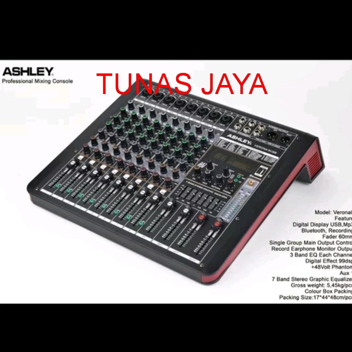 MIXER AUDIO ASHLEY VERONA8/VERONA 8