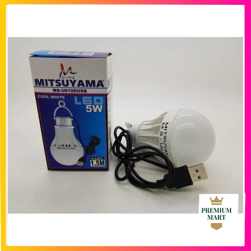 Bohlam lampu USB 5 watt LED Mitsuyama [pm]