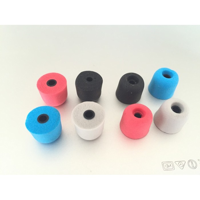 (Nozzle Kecil) Memory Foam Tips For Shure Se215 535 (Diameter 3mm)