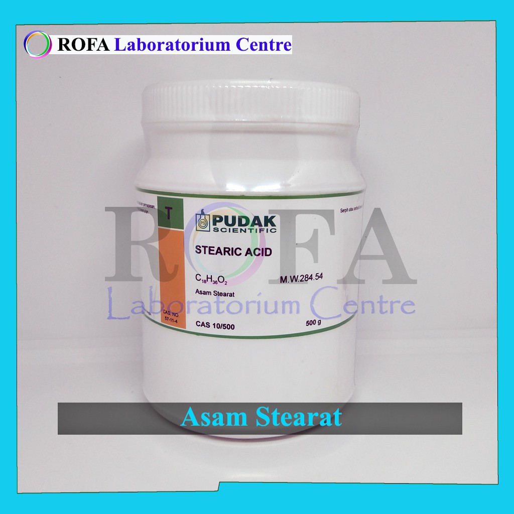 

Asam Stearat / Stearic Acid / Asam Oktadekanoat 500 Gram