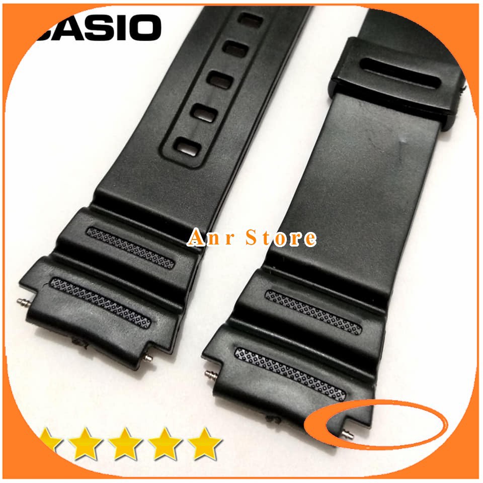 Strap Tali Jam Casio AE-1200 AE-1300 AE1200 AE1300 Bonus Pen Hitam