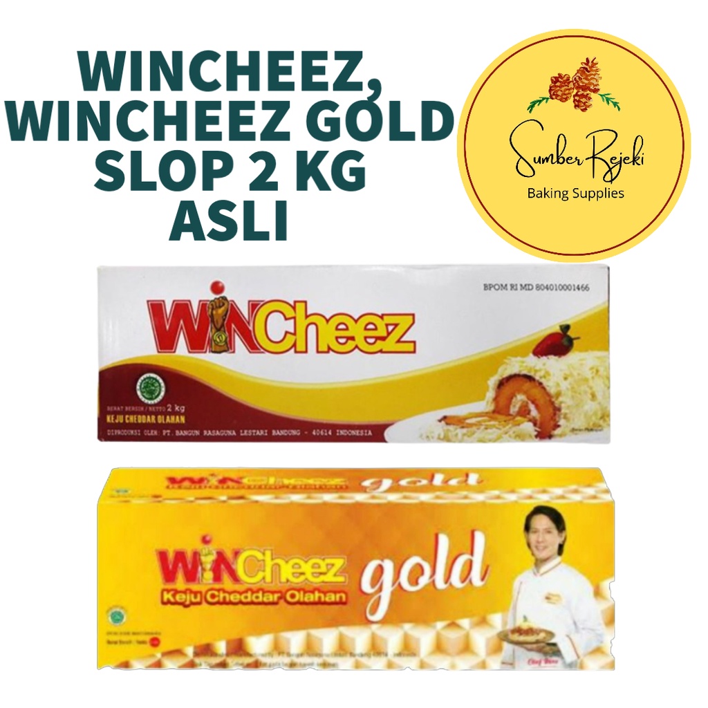 

Keju Wincheez, Wincheez Gold 2kg / 2 Kg Slop Asli KEJU CHEDDAR