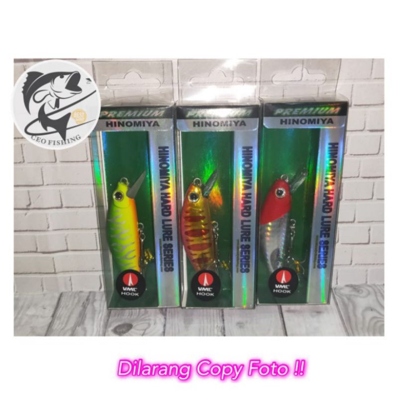 Umpan Minnow Hinomiya Hard Lure Series Premium 65mm 15gr
