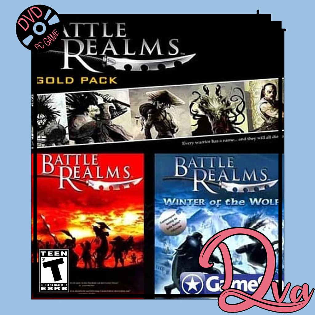 Battle Realms + Winter of the Wolf - PC GAME CD DVD GAME PC
