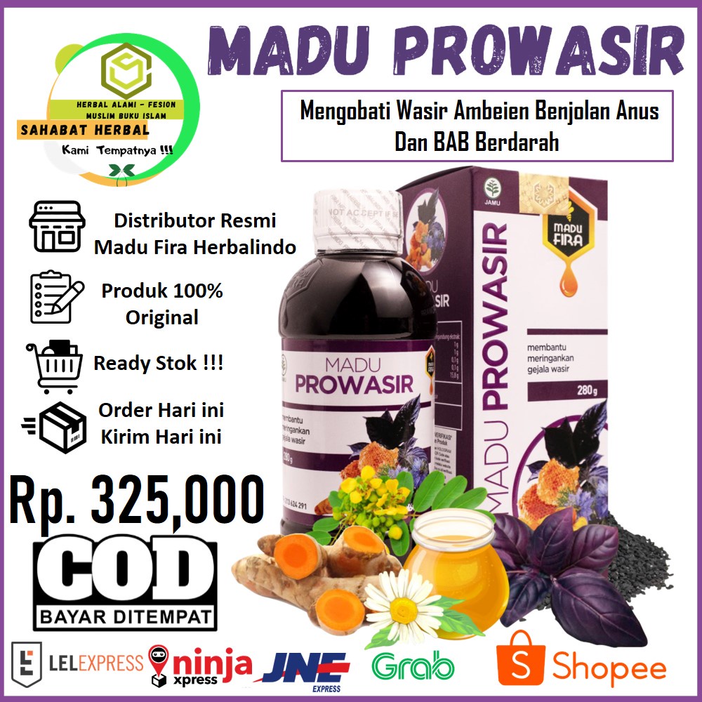 COD - Madu Prowasir obat wasir Yang Paling Ampuh Dan Reaksi Cepat & Obat Wasir Luar Dalam Obat Herba