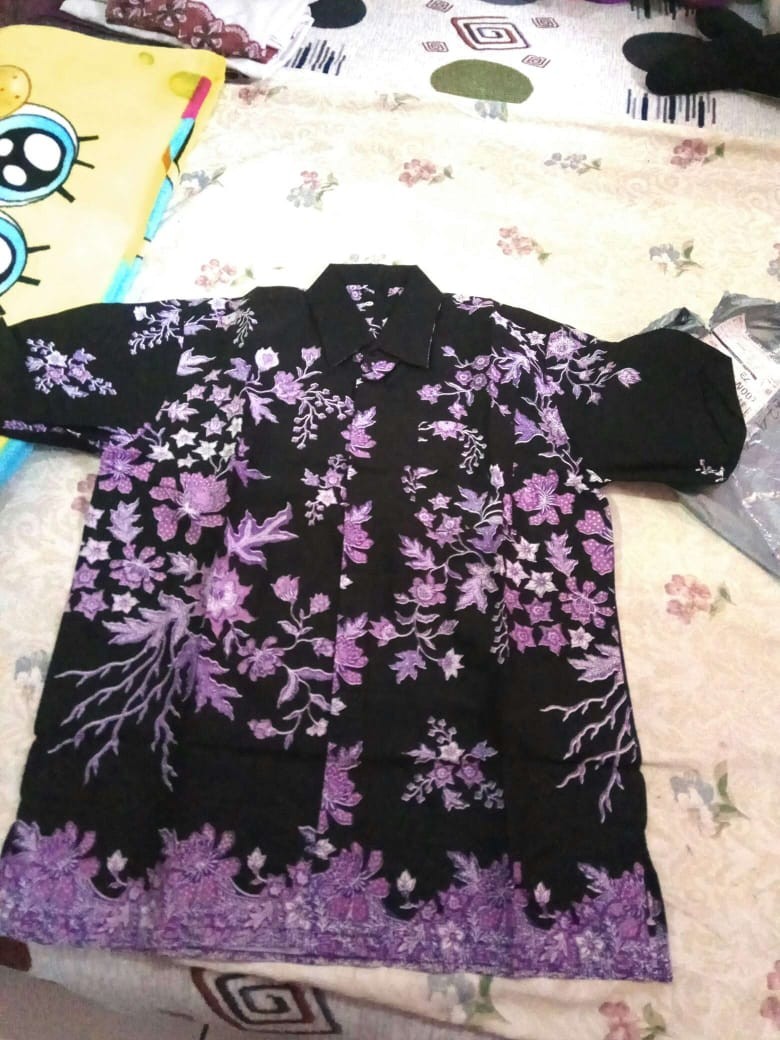 Bisa Pisah - Batik Couple Keluarga Sania Ruffle Ori Ndoro Jowi Dnt Motif Cibulan