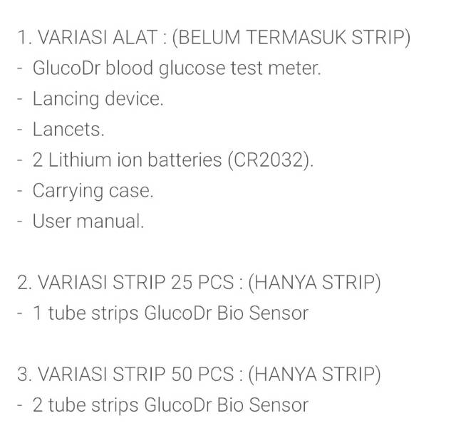 Alat Tes Gula Darah dan Strip Gluco Dr Bio Sensor GlucoDr Biosensor AGM 2100 Murah