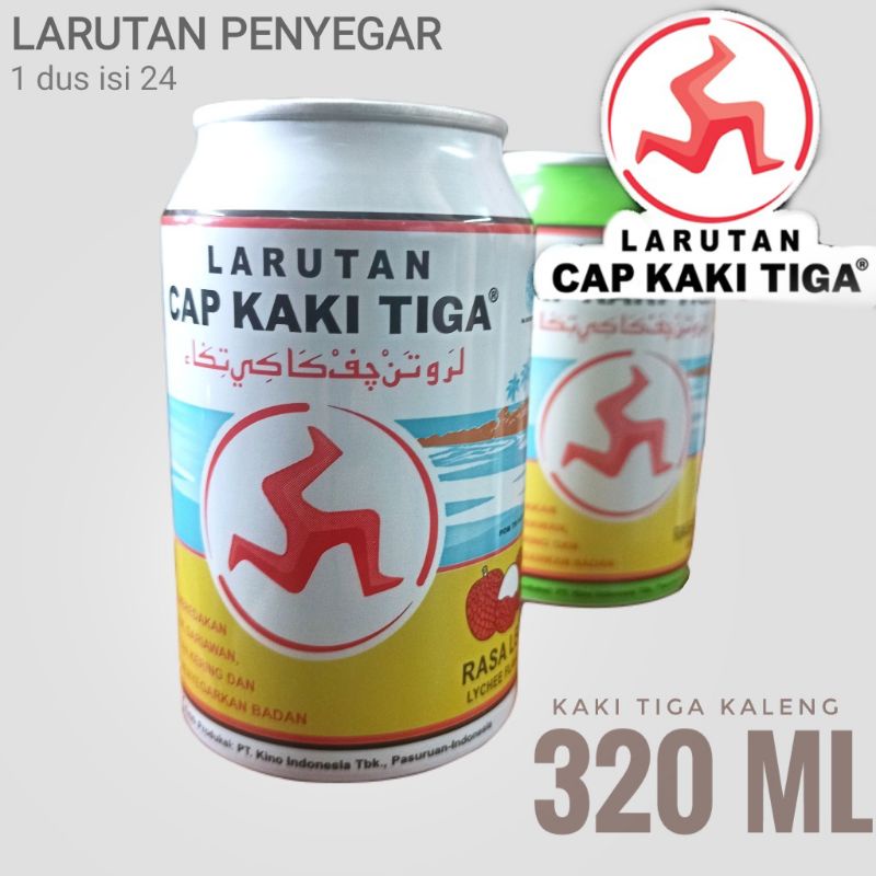 

Larutan penyegar cap Kaki Tiga kaleng khusus gosend