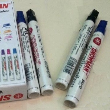 

spidol papan tulis snowman whiteboard marker bg - 12