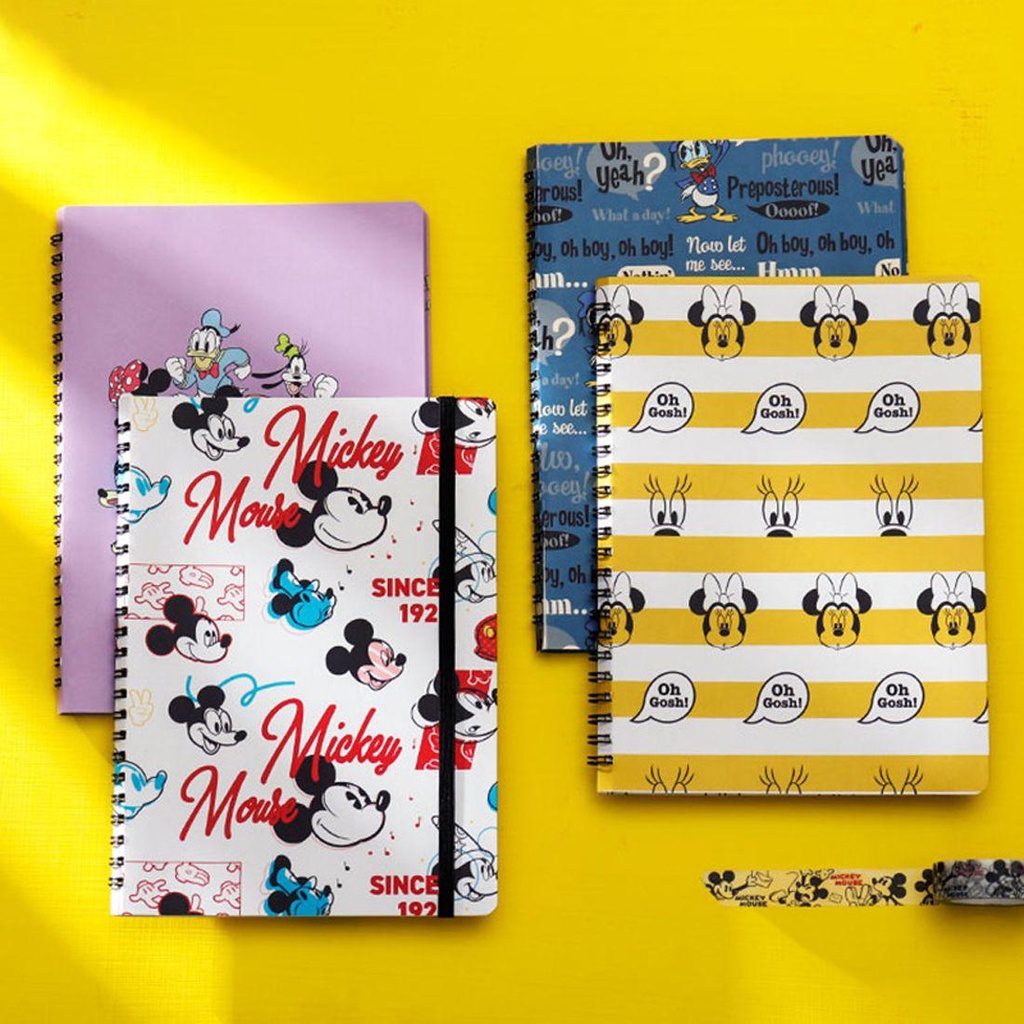 Lanfy Buku Agenda / Jurnal / Diary Motif Kartun Lucu Dengan Tali Karet Pengikat