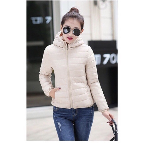 Jaket parasut anti angin wanita musim dingin Winter Windproof jacket