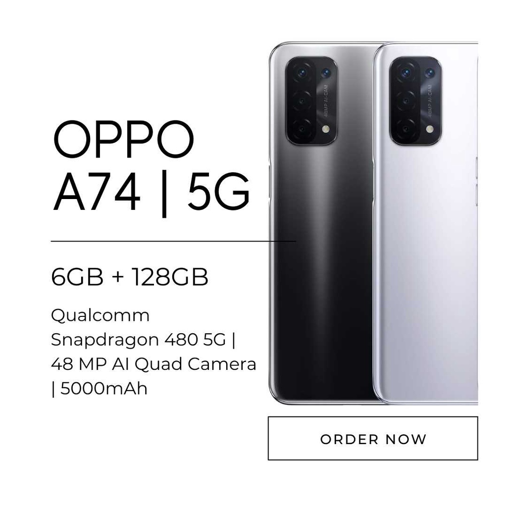 OPPO A74 5G 6GB/128GB - New - Garansi Resmi